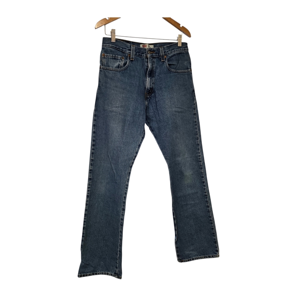 Distressed Levi's 517 Denim Bootcut Blue Jeans 32 x 34 1990's